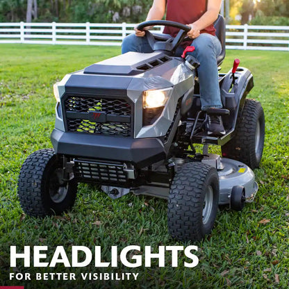 42-Inch Gas Riding Lawn Tractor with 13.5 HP Engine & 6-Speed Manual Transmission