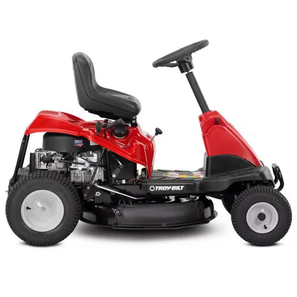 30-Inch Gas Rear Engine Riding Lawn Mower with 10.5 HP Engine, 6-Speed Manual Drive
