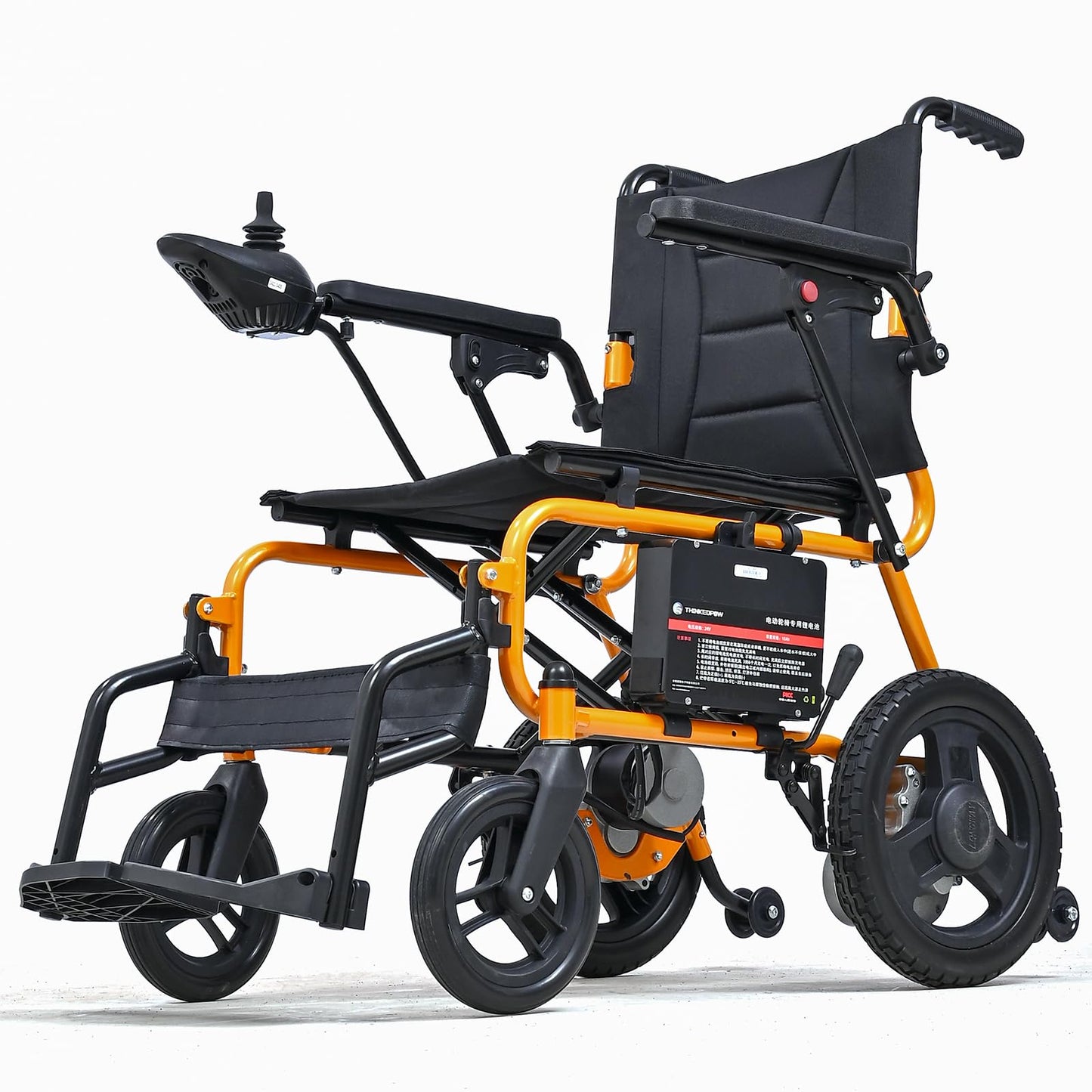 Ultra Lightweight Foldable Electric Wheelchair for Adults, 33 lb Portable Power Chair