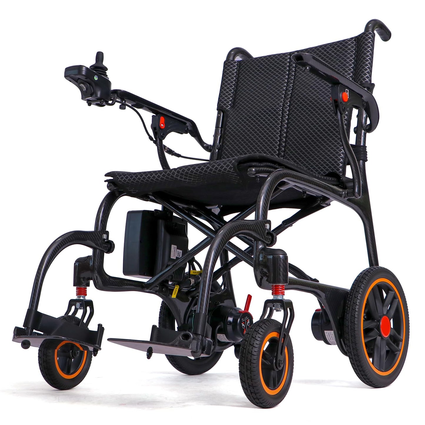 Ultra Lightweight Foldable Electric Wheelchair for Adults, 33 lb Portable Power Chair