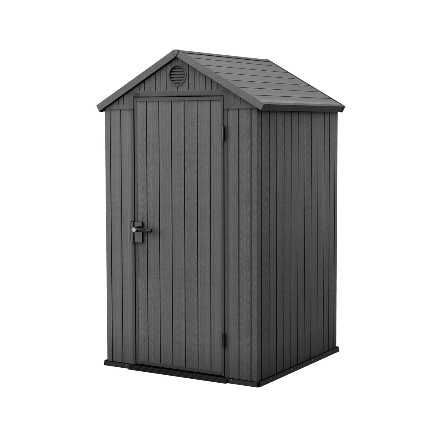 6 x 8 ft Outdoor Garden Storage Shed with Double Doors, Window & Heavy-Duty Floor Panel