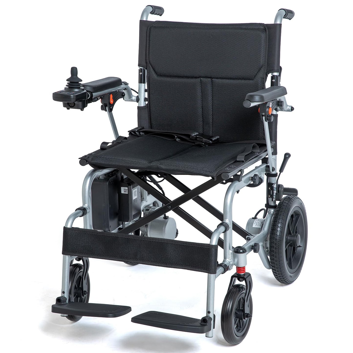 Ultra Lightweight Foldable Electric Wheelchair for Adults, 33 lb Portable Power Chair