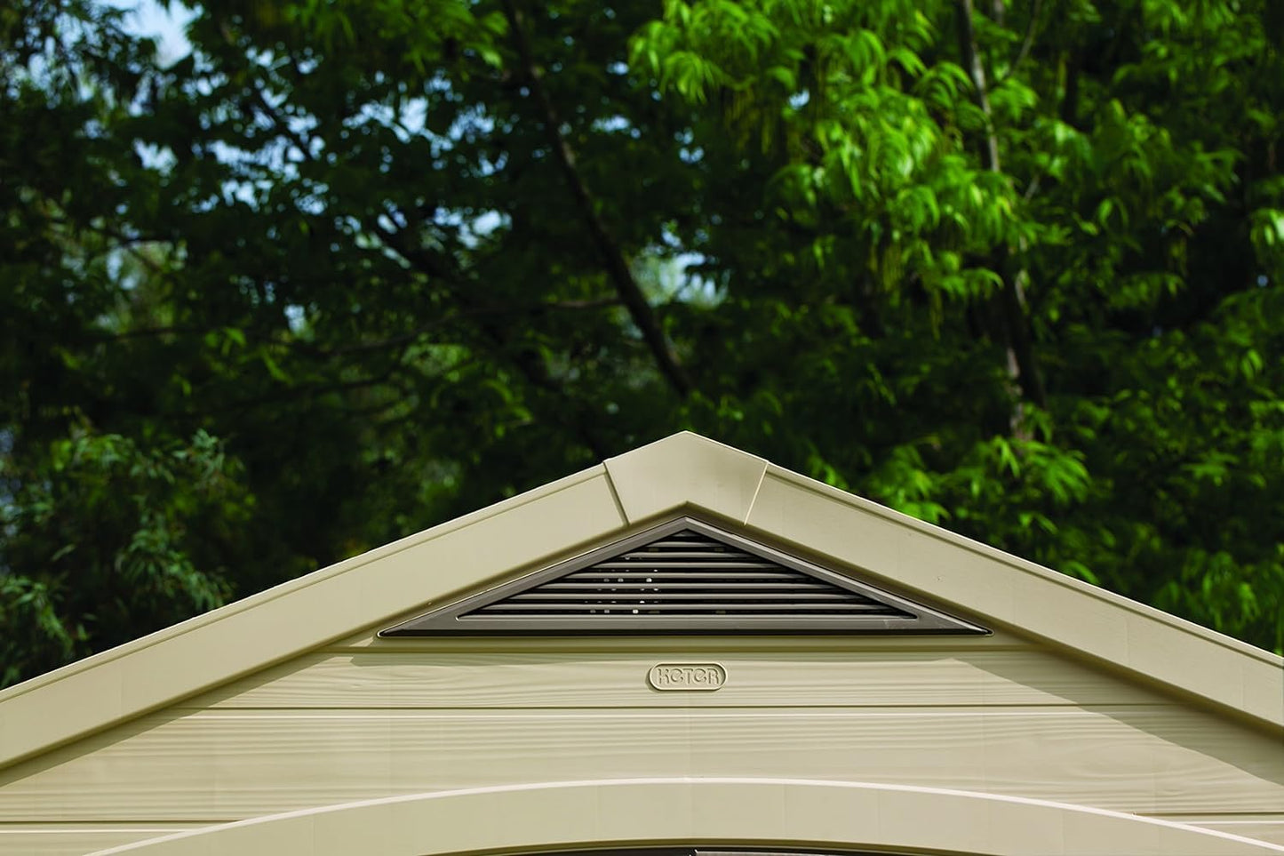 8 x 6 ft Outdoor Garden Storage Shed with Double Doors, Skylight, Window & Heavy-Duty Floor Panel