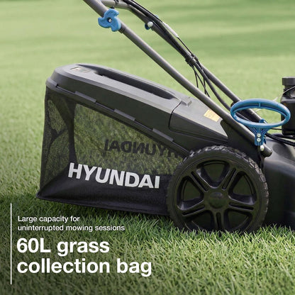 20-Inch Self-Propelled Petrol Lawn Mower with Electric Start, 196cc Engine