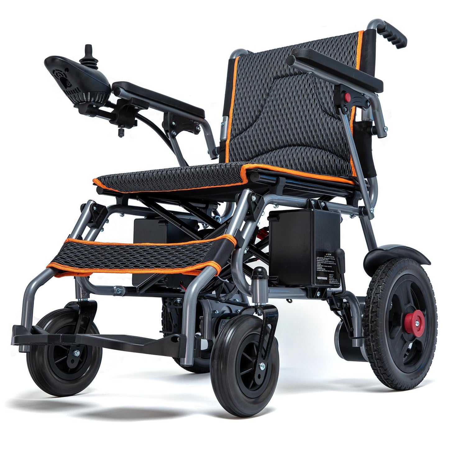 Ultra Lightweight Foldable Electric Wheelchair for Adults, 33 lb Portable Power Chair