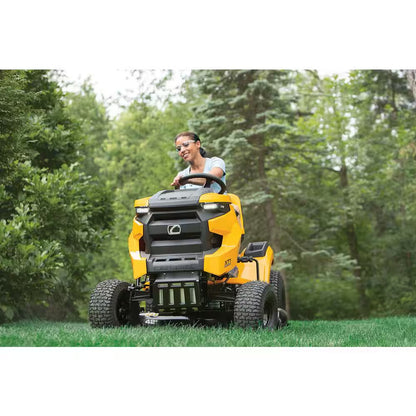 42-Inch Gas Riding Lawn Tractor with 19.5 HP Engine & Hydrostatic Drive