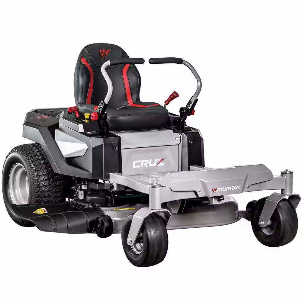 42-Inch Zero Turn Gas Lawn Mower with 19 HP Engine & Dual Hydrostatic Drive