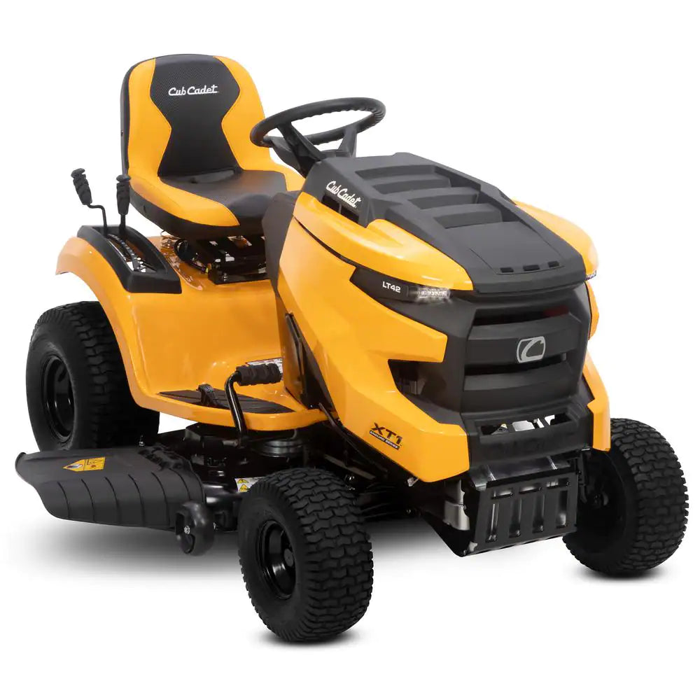 42-Inch Gas Riding Lawn Tractor with 19.5 HP Engine & Hydrostatic Drive