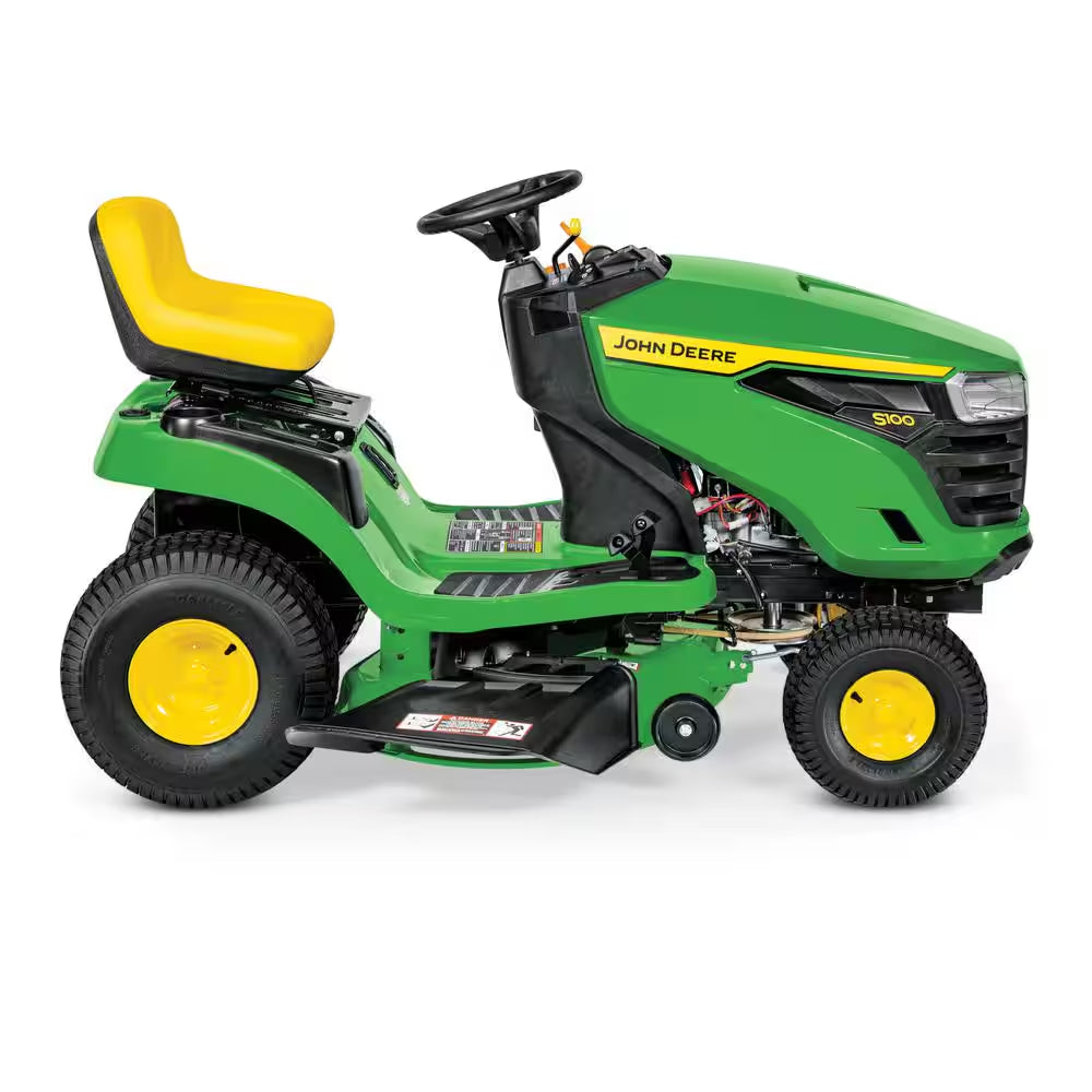 42-Inch Gas Riding Lawn Mower with 17.5 HP Engine & Hydrostatic Transmission
