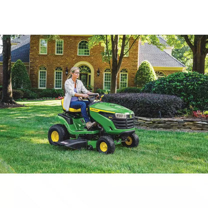 42-Inch Gas Riding Lawn Mower with 17.5 HP Engine & Hydrostatic Transmission