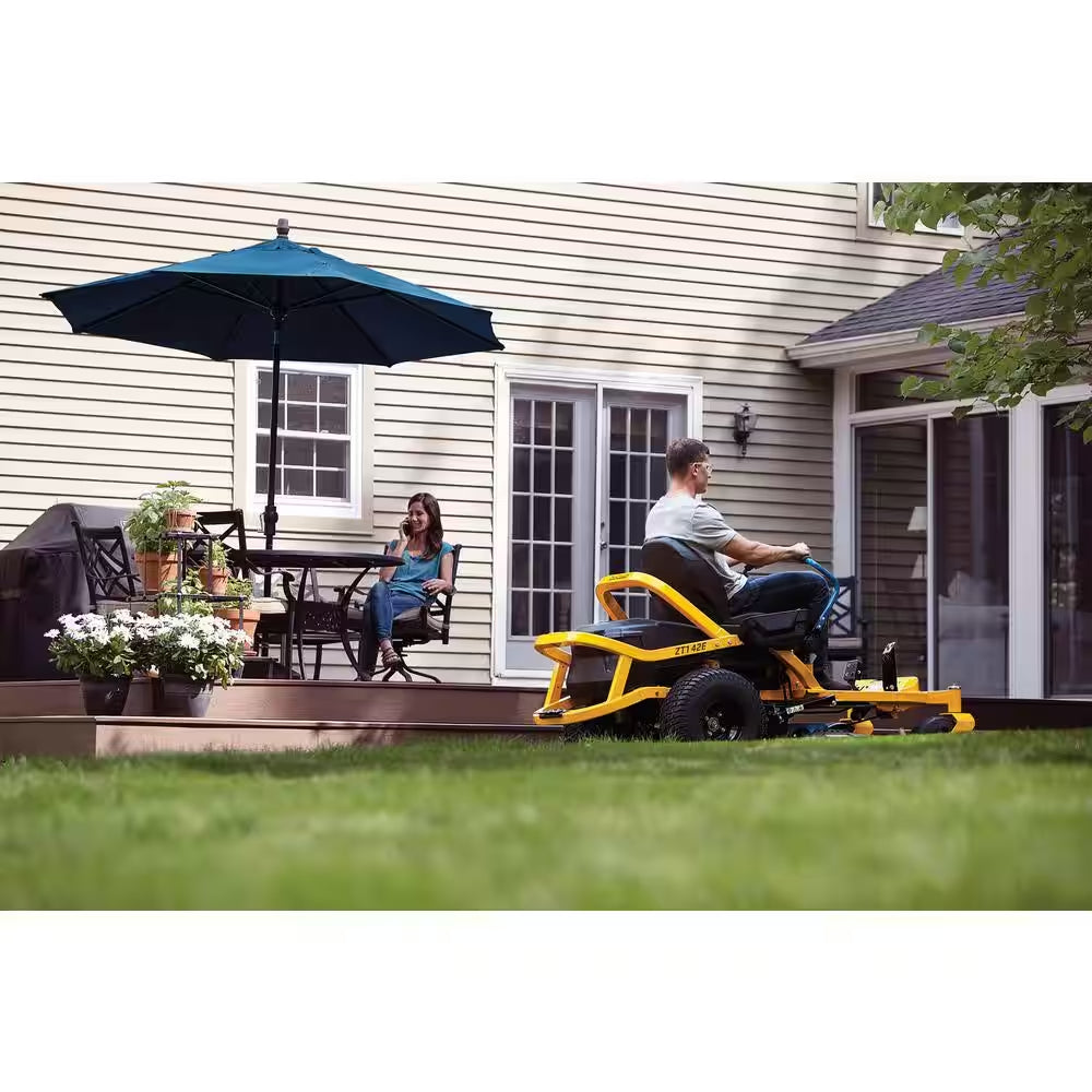 42-Inch Battery Powered Zero Turn Riding Lawn Mower with 56V MAX Lithium