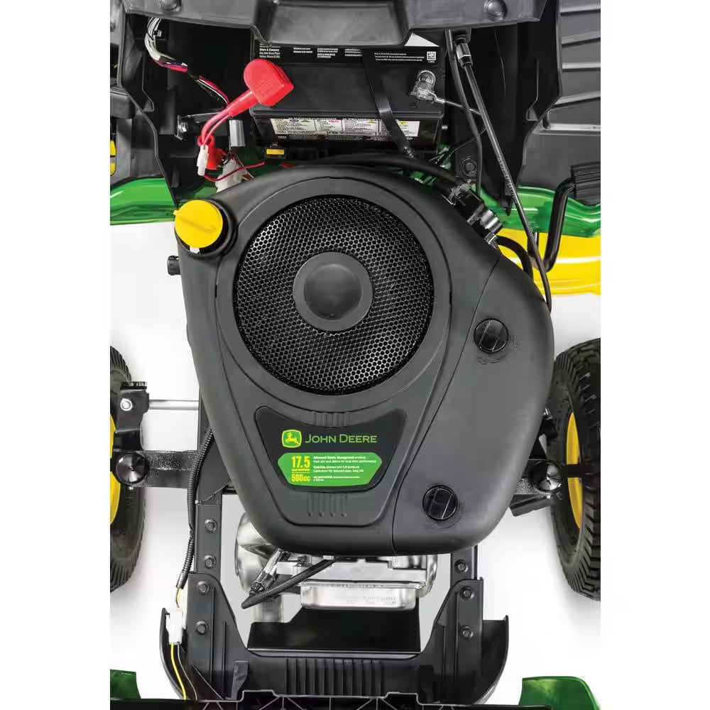 42-Inch Gas Riding Lawn Mower with 17.5 HP Engine & Hydrostatic Transmission